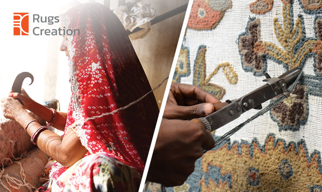 Hand Knotted Rugs vs Hand Tufted Techniques with Rugs Creation