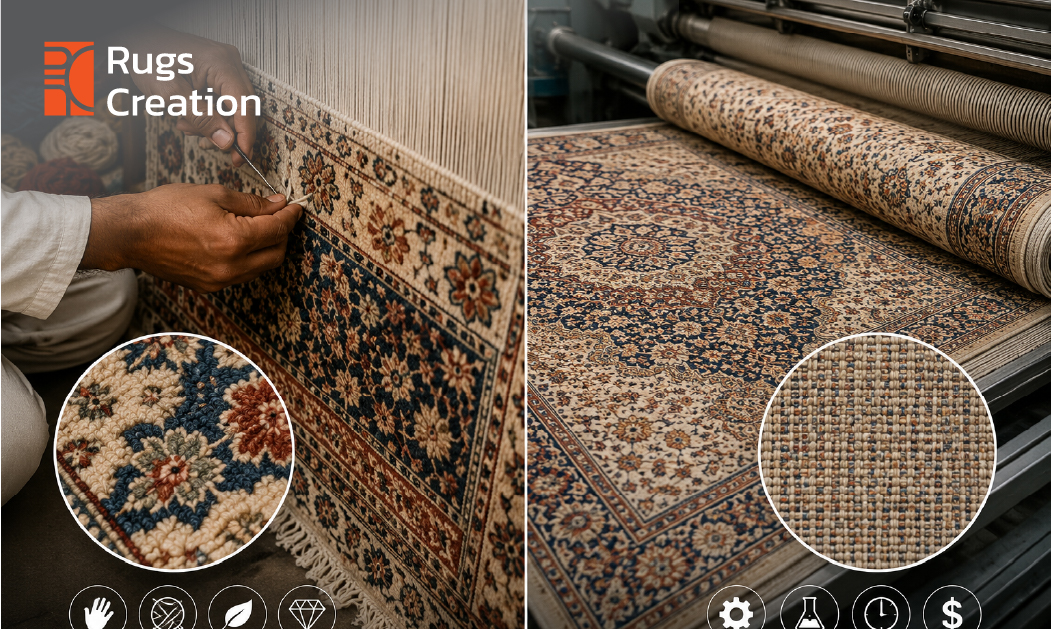 Indian Carpets vs Machine-Made Carpets
